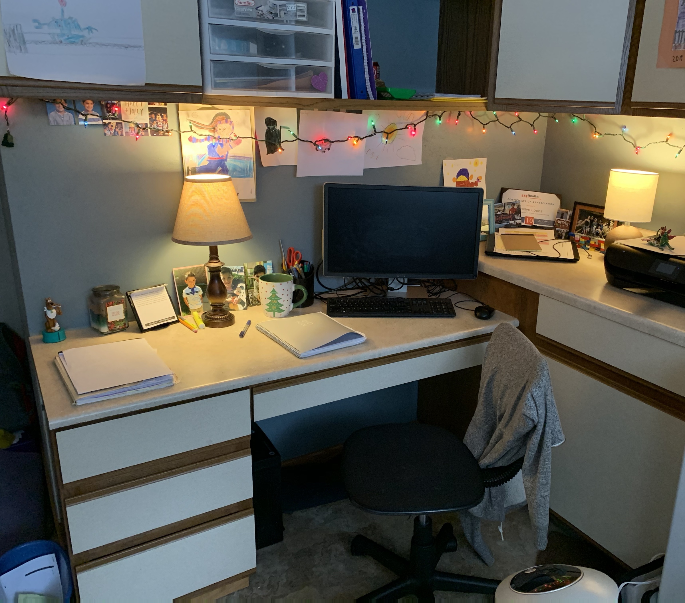 office christmas lights