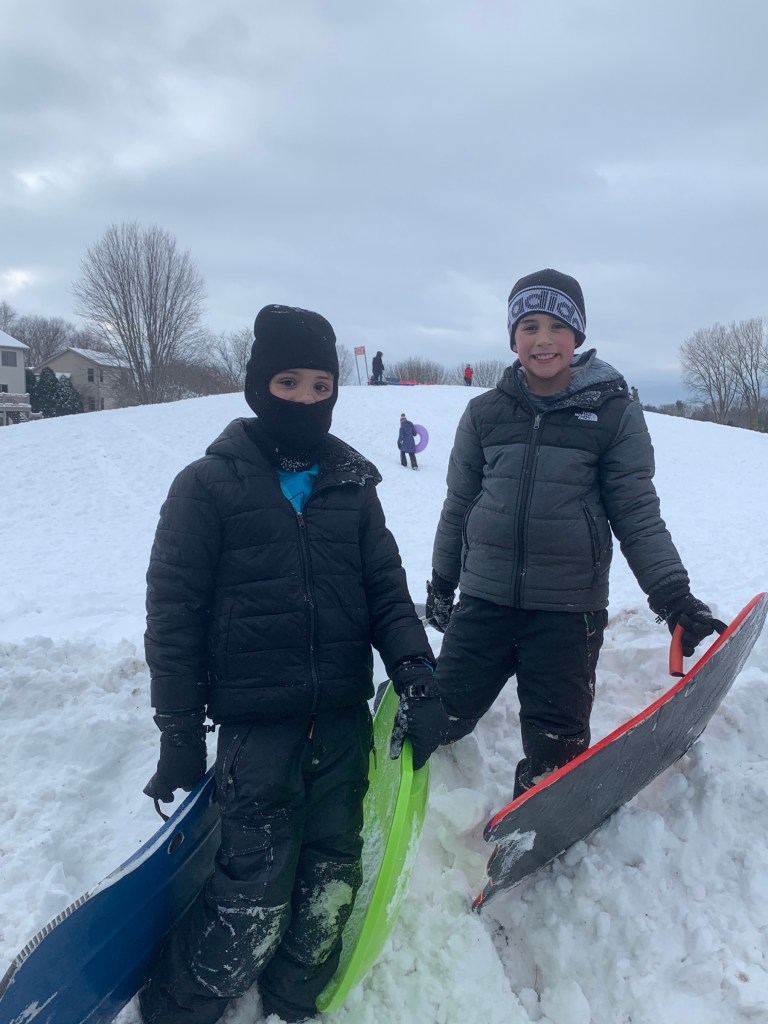 sledding