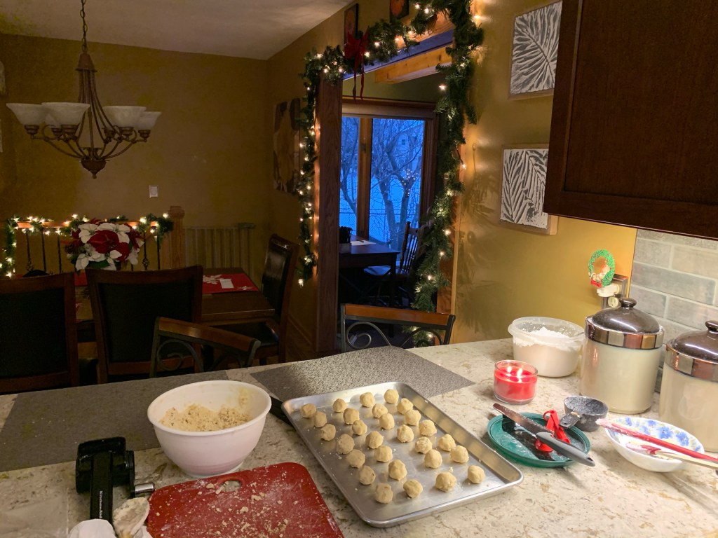 cozy scene christmas cookies